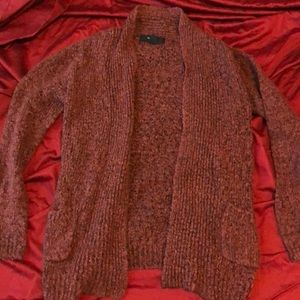 F21 Maroon Cardi W/ POCKETS